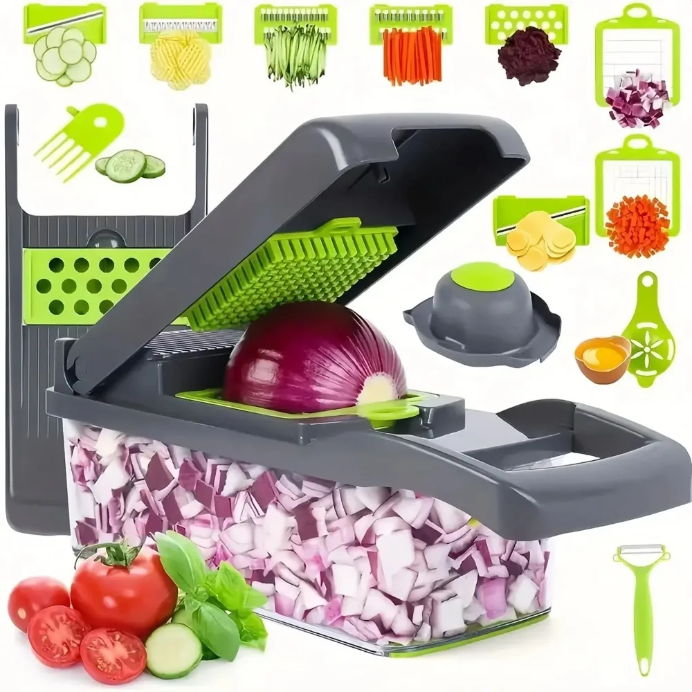 Kitchen Gadgets Luxury - Wielofunkcyjny uchwyt do siekania warzyw ruszt