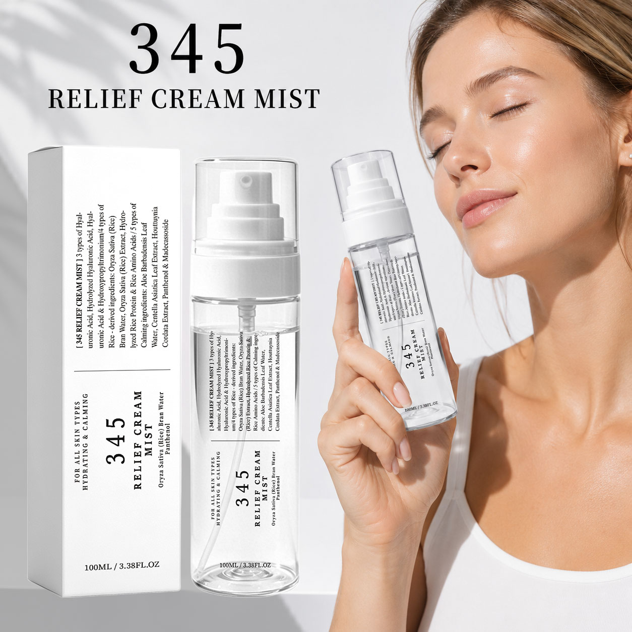 Oil Mister Spray Bottle - 345 Krem w sprayu Relief Cream