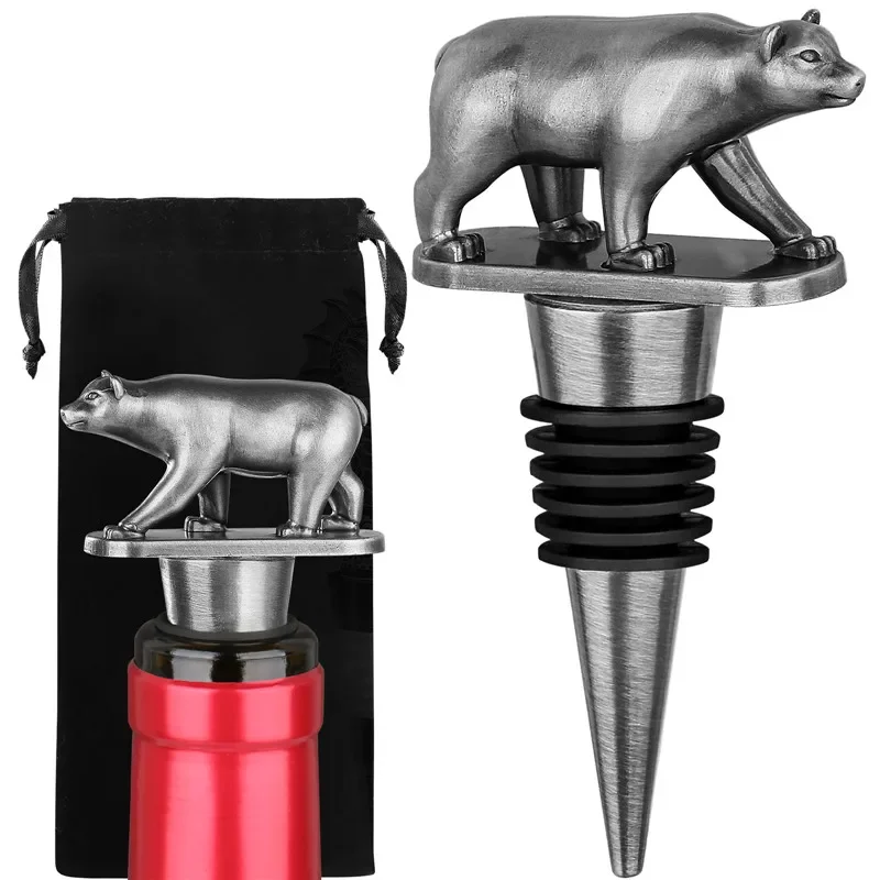 Kitchen Gadgets Club - Przenośny metalowy korek do wina w