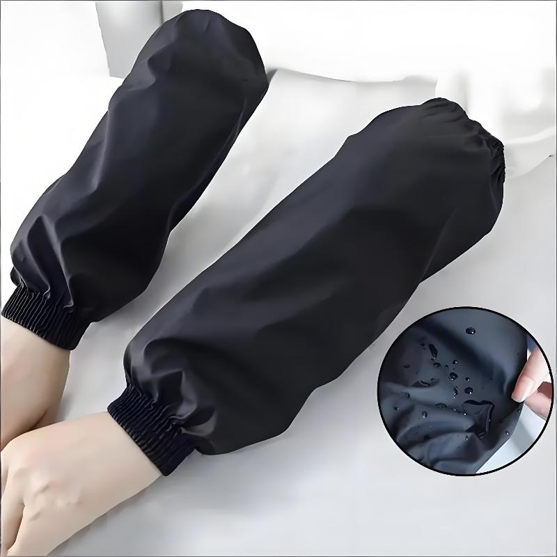 Kitchen Helper Gadgets - Nowe, wytrzymałe, czarne rękawki ochronne z