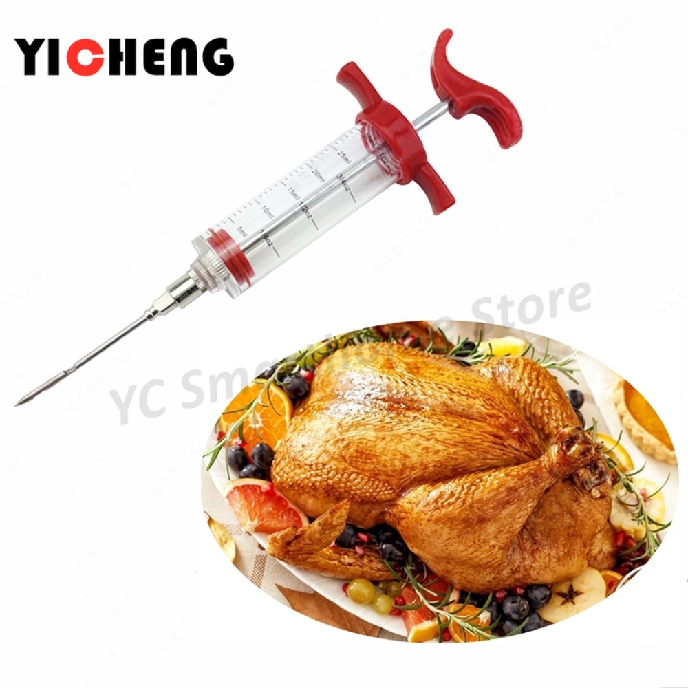 Kitchen Helper Gadgets - 1 szt. Wtryskiwacz do marynaty Strzykawka