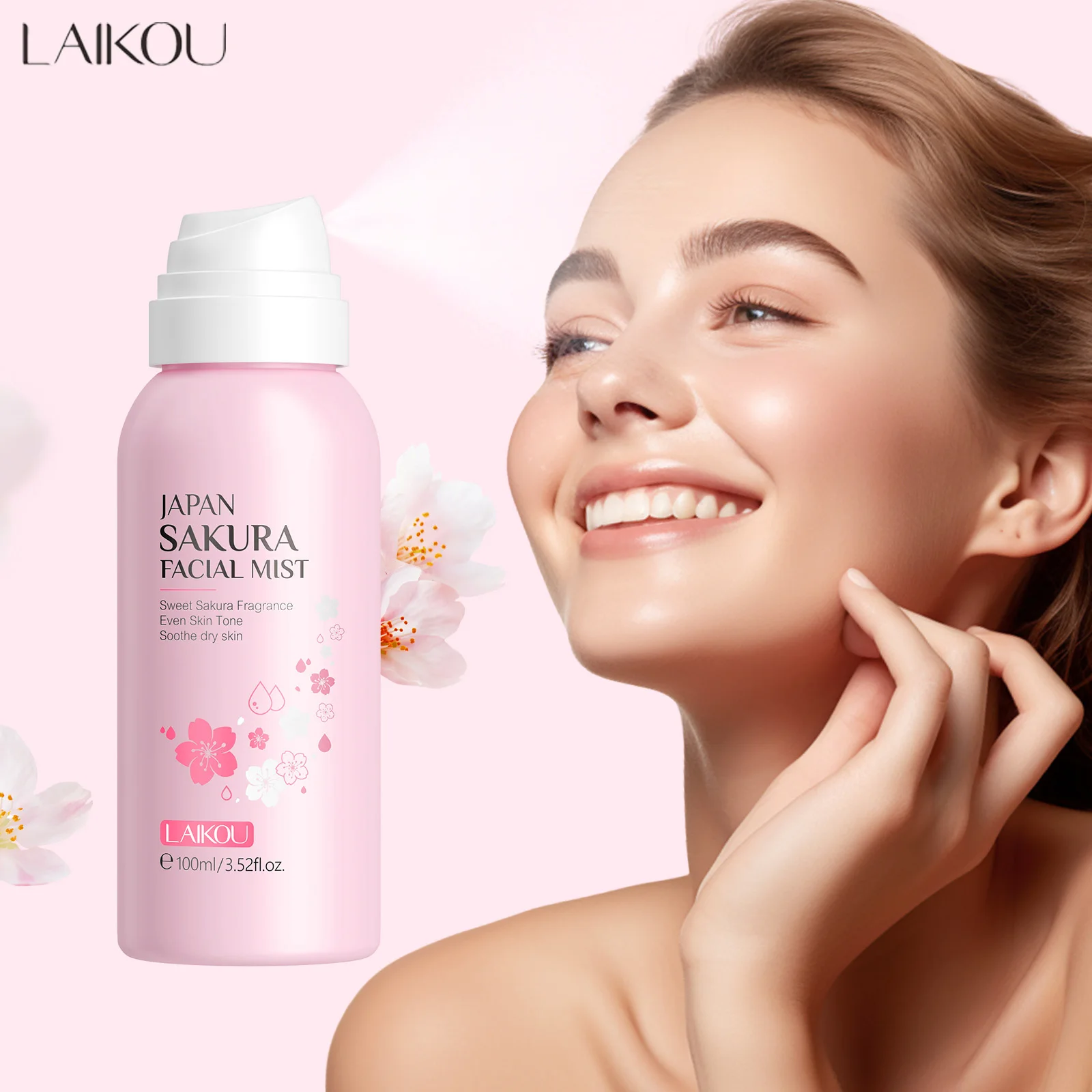 LAIKOU Sakura Facial Mist Brig – Oil Mister Spray Bottle recenzja i cena