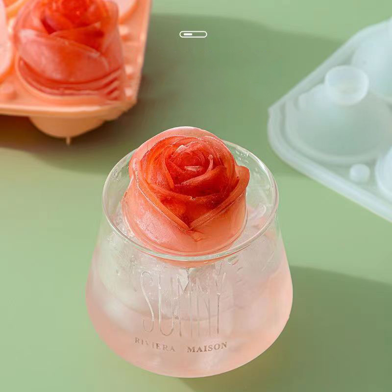 Formy do lodu 3D Rose 4 otwory – Kitchen Gadgets Oxo recenzja i cena