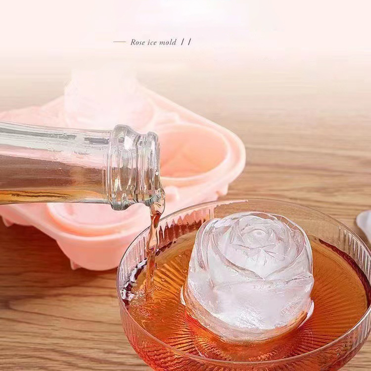 Formy do lodu 3D Rose 4 otwory – Kitchen Gadgets Oxo recenzja i cena