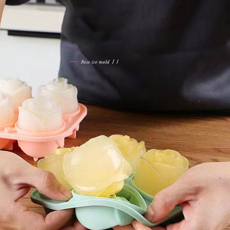 Formy do lodu 3D Rose 4 otwory – Kitchen Gadgets Oxo recenzja i cena