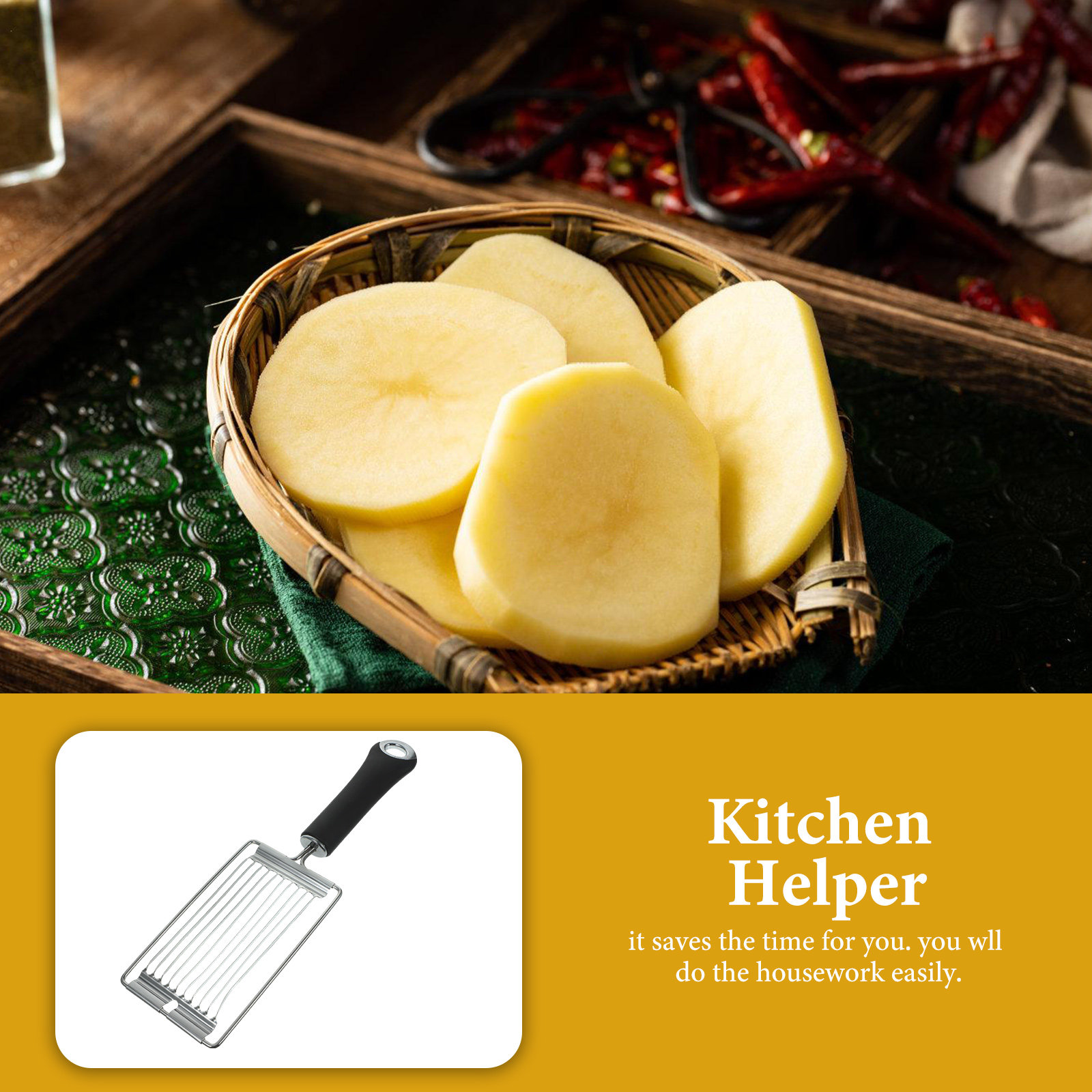 Krajalnice do warzyw ze stali  – Kitchen Helper Gadgets recenzja i cena